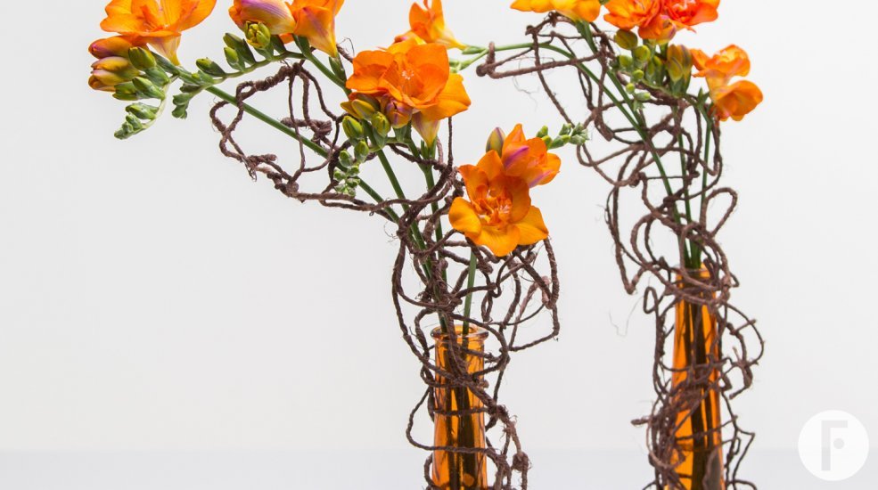 vase design oranje