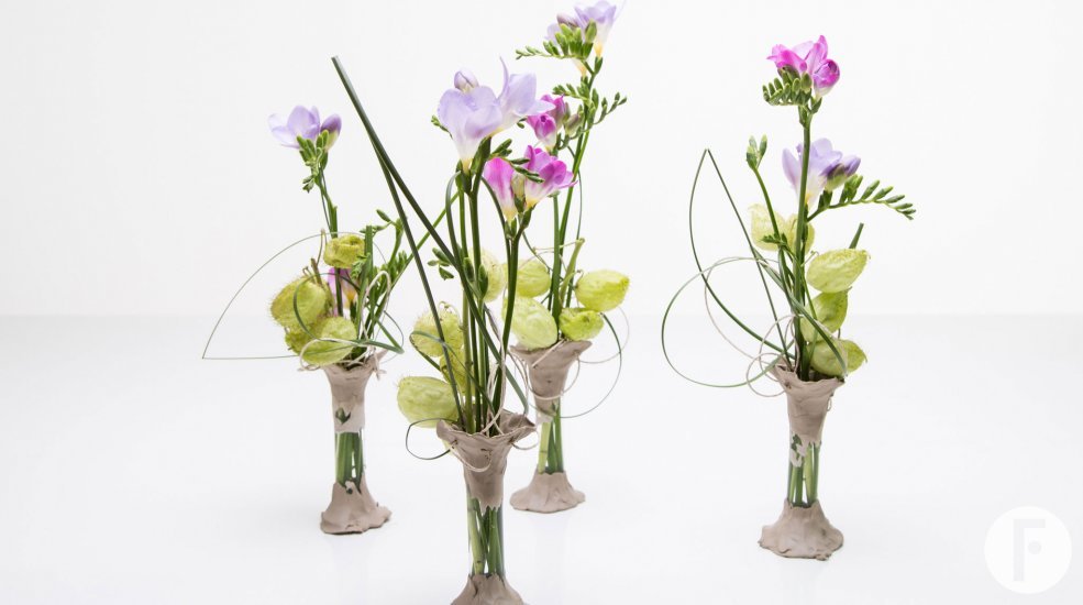 FreestyleFreesia purple freesia vase design Flower Factor