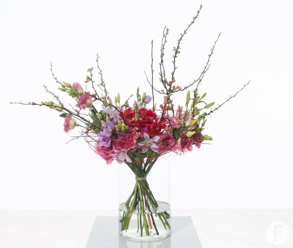 Valentines Day bouquet by Nelleke Bontje Flower Factor