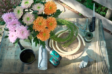 A design with Rossano Chrysanthemums A design with Rossano Chrysanthemums