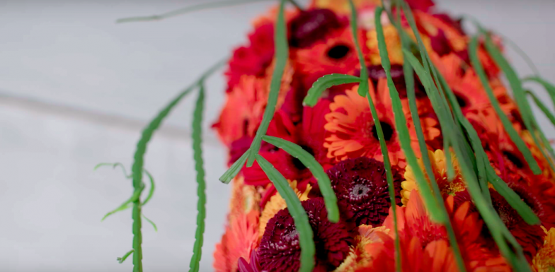 a Towering Gerbera design